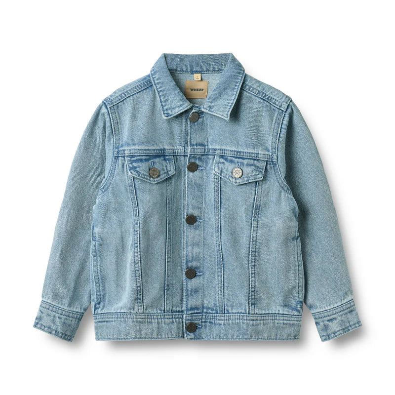 Denim Jacket Bowie | Light Blue | Wheat Kids