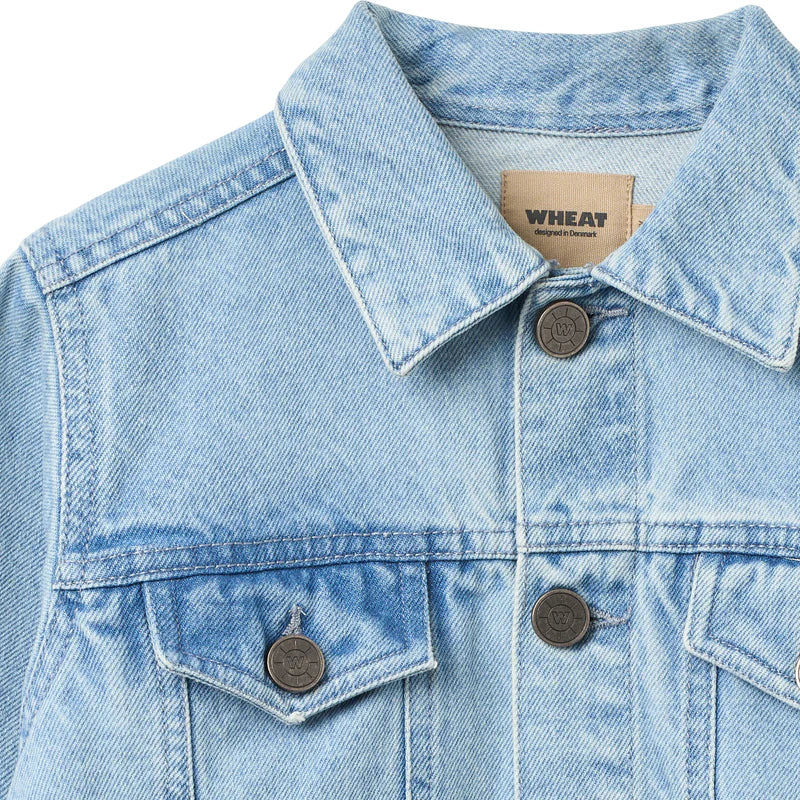 Denim Jacket Bowie | Light Blue | Wheat Kids