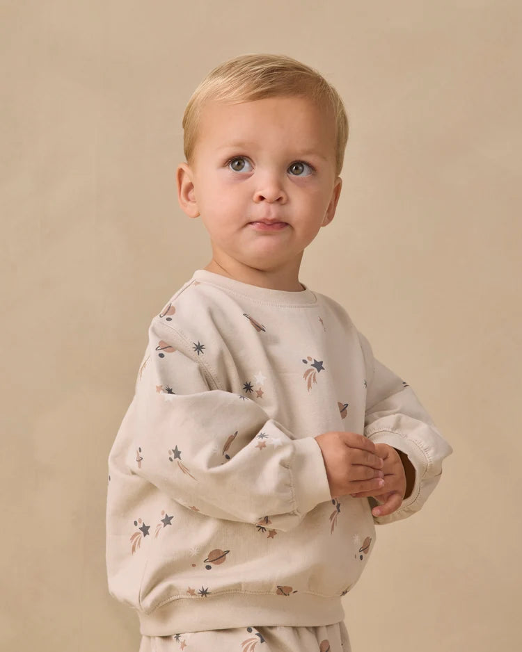 Oversized Sweatsuit Set | Space | Quincy Mae
