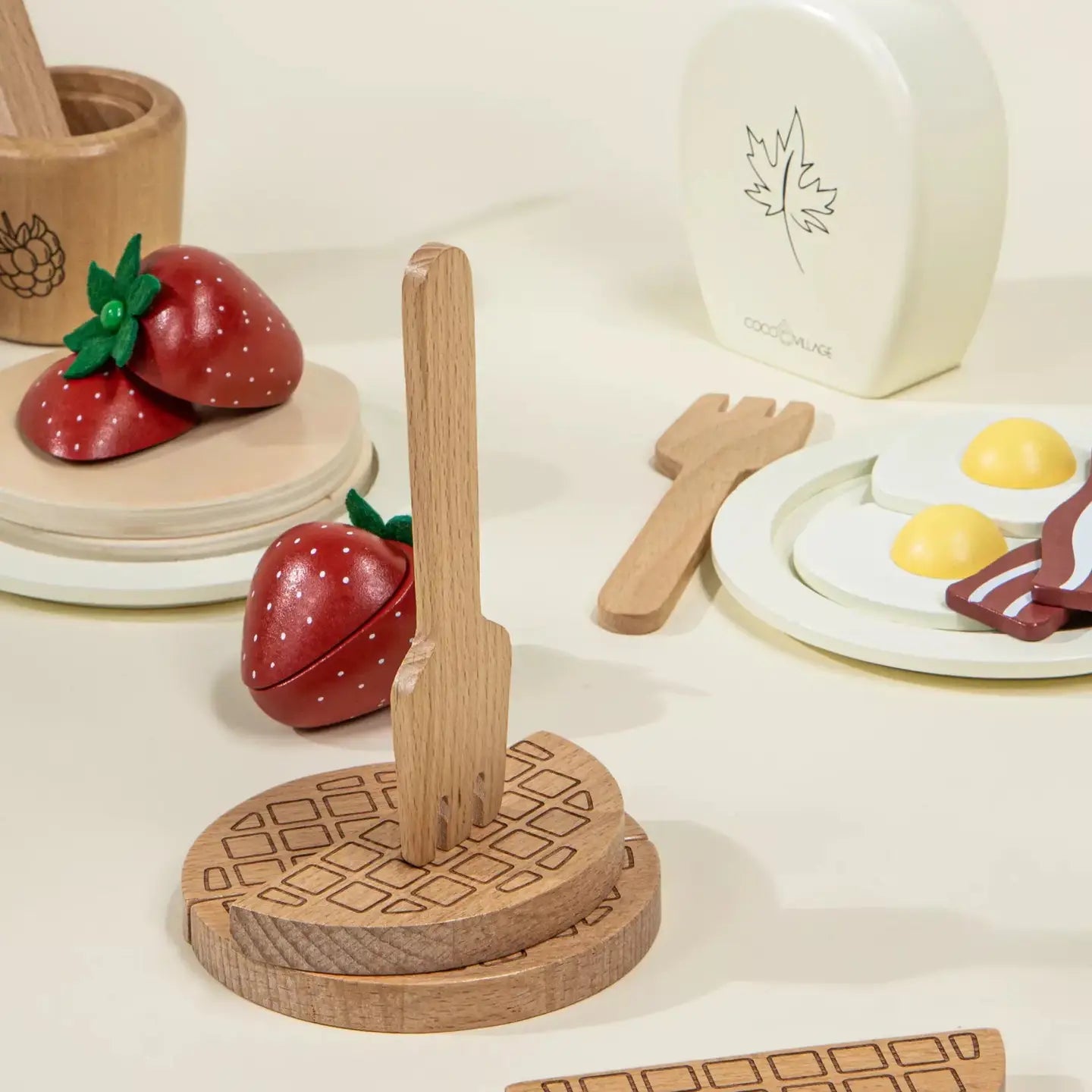 Wooden Brunch Playset | Coco Village