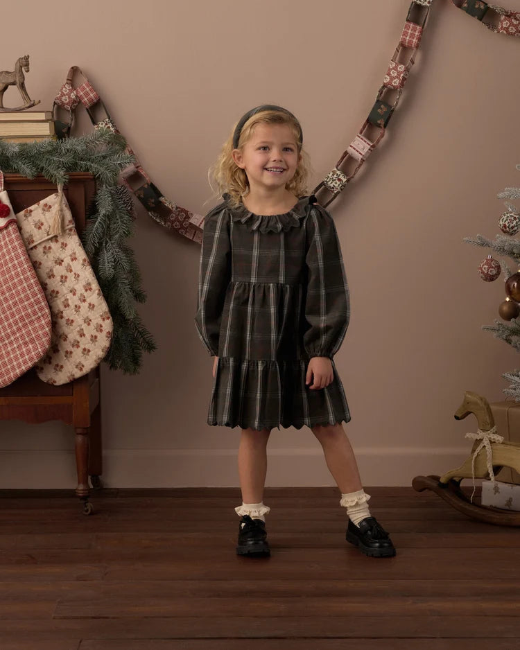 Fran Dress | Holiday Plaid | Rylee & Cru