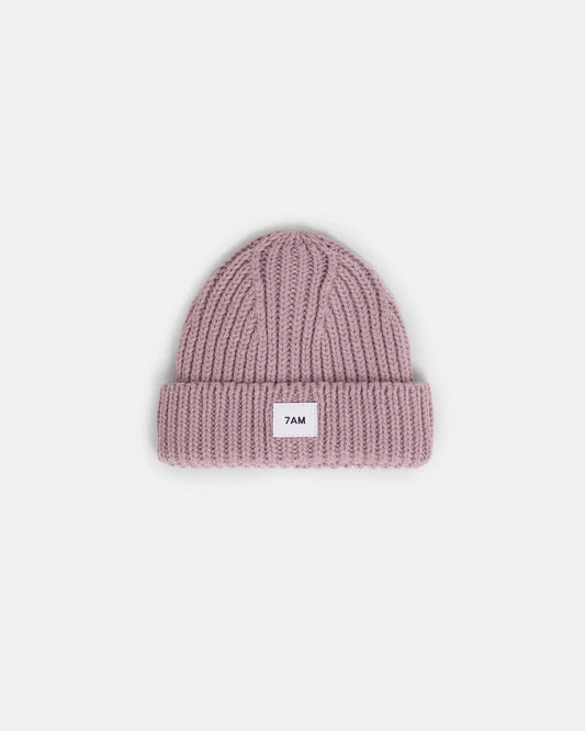 Chunky Beanie | Ash Rose | 7am