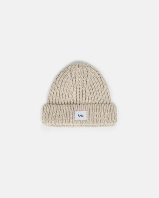 Chunky Beanie | Sand | 7am