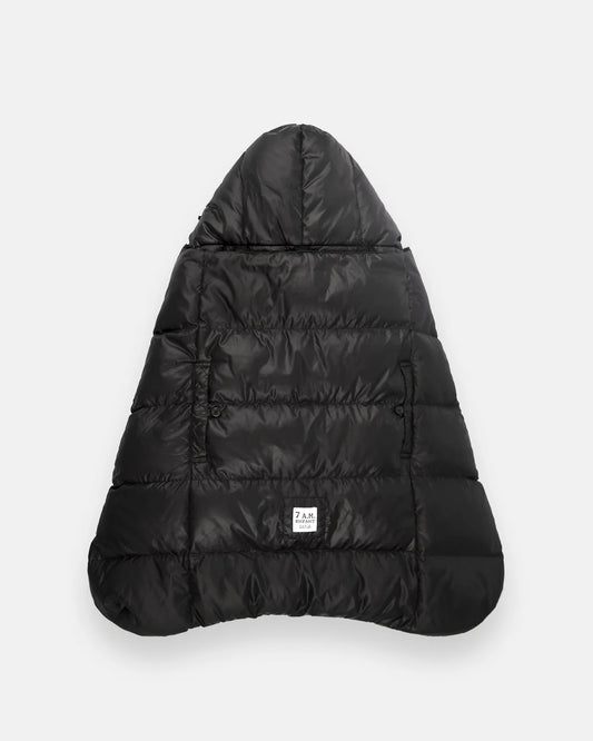 K-Poncho - Plush | 7am Enfant |  Heavy Weight Black