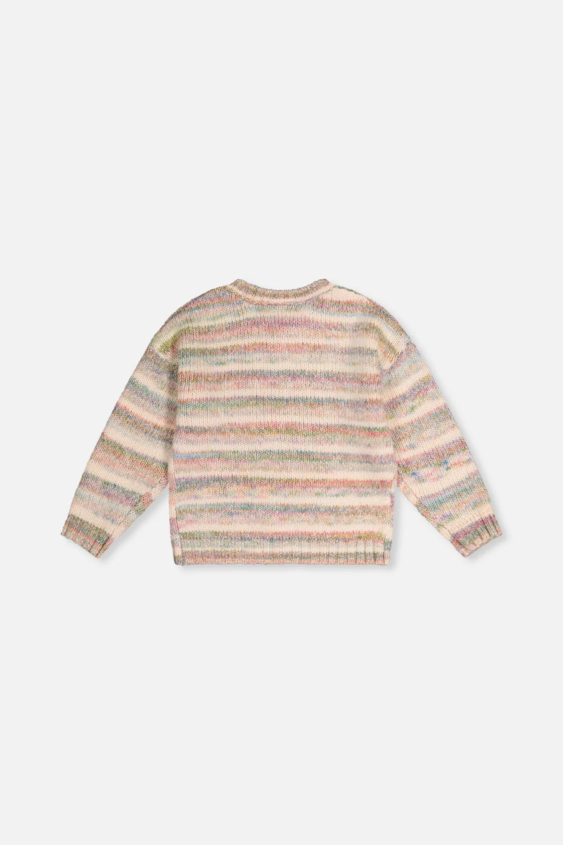 Knitted Cardigan | Mauve & Blue | Deux Par Deux