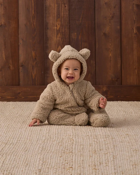 Bear Jumpsuit | Latte | Quincy Mae