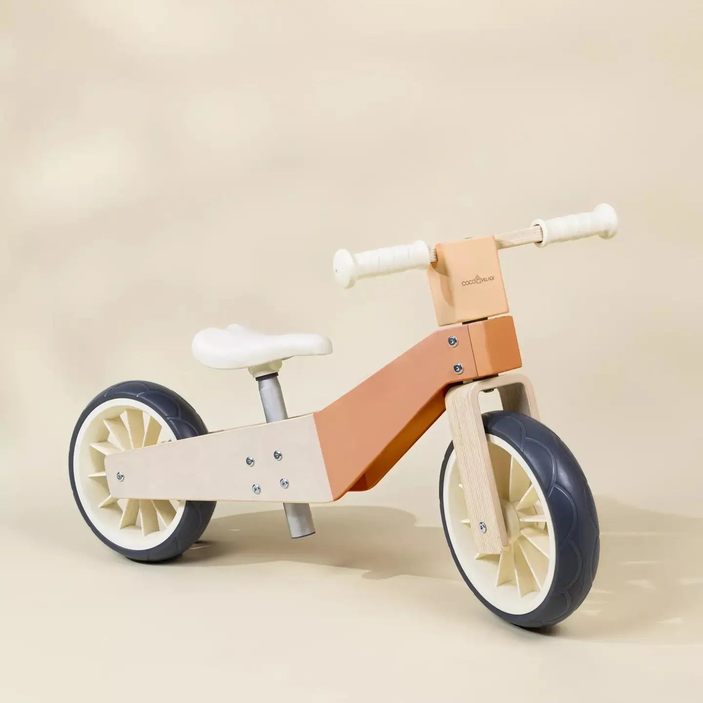 Wooden Balance Bike - 3 in 1 | Grapefruit | Coco Village