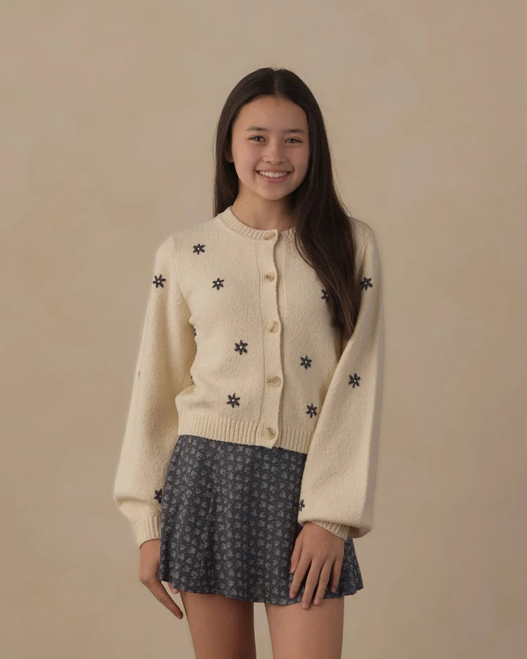 Teen Cheyenne Cardigan | Midnight Daises | Rylee & Cru