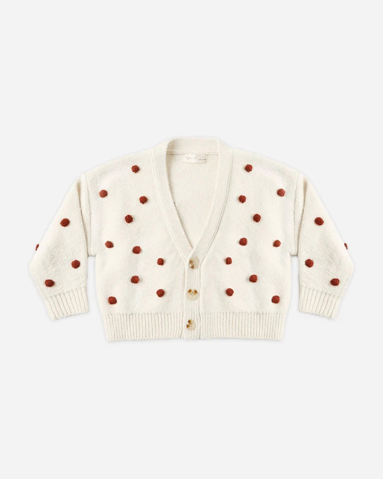 Boxy Crop Cardigan | Ruby Bobble | Rylee & Cru
