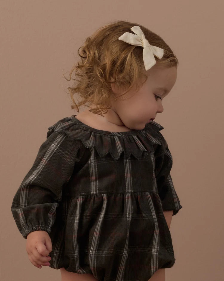 Freya Romper | Holiday Plaid | Rylee & Cru