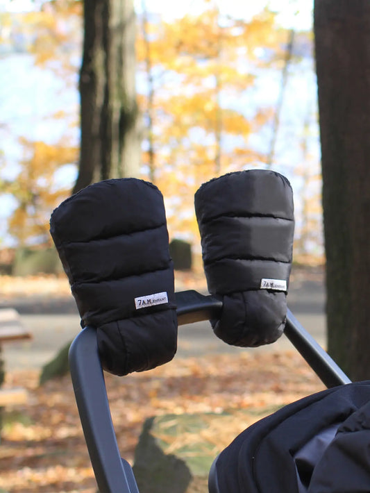 Warmmuffs | 7am Enfant | Black Plush
