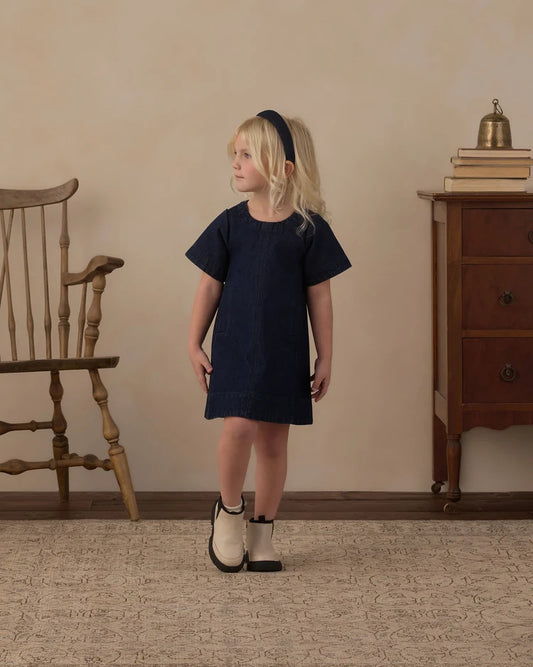 Savannah Dress | Dark Indigo | Rylee & Cru