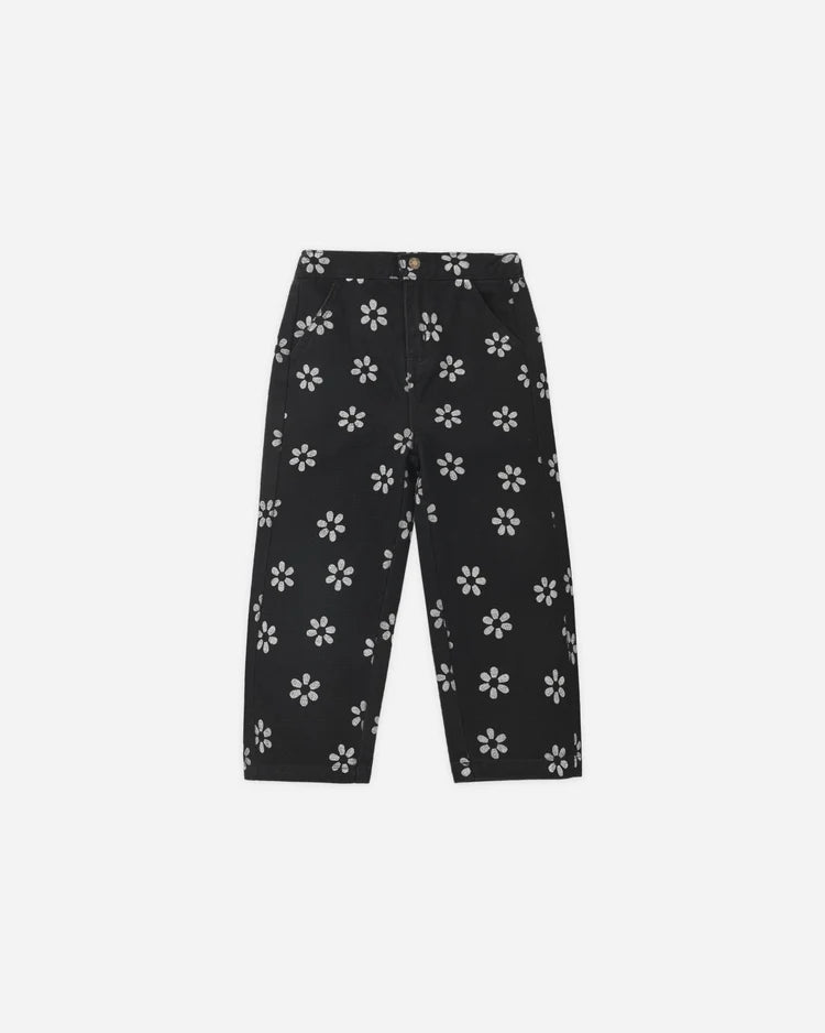 Dove Pant | Black Daisy | Rylee & Cru