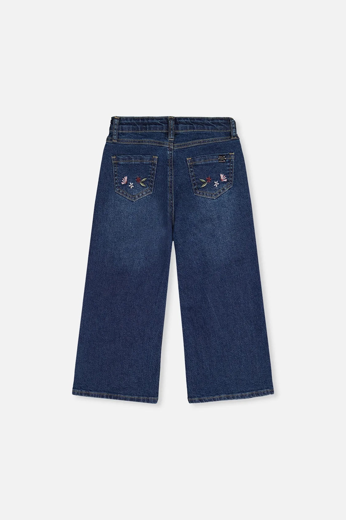 Embroidered Jeans | Light Blue Denim | Deux Par Deux
