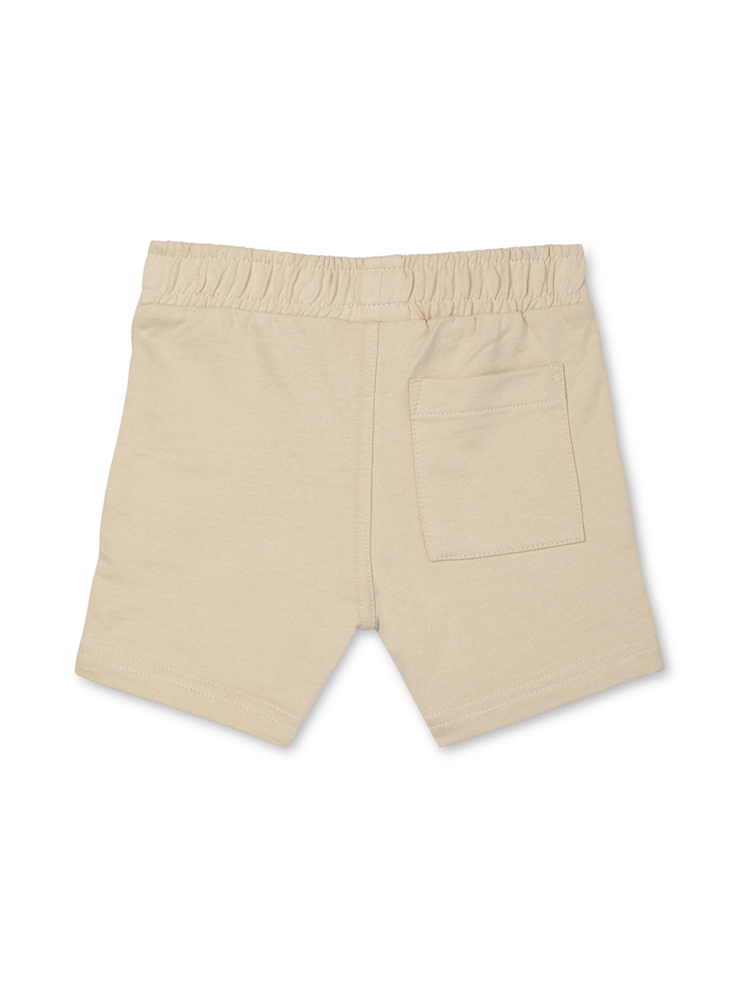 Knit Pocket Short | Rise Little Earthlings | Sand