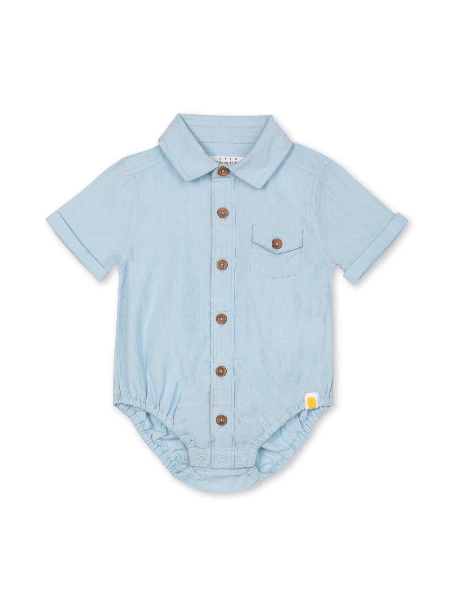 Shirt Bodysuit | Chambray | Rise Little Earthlings