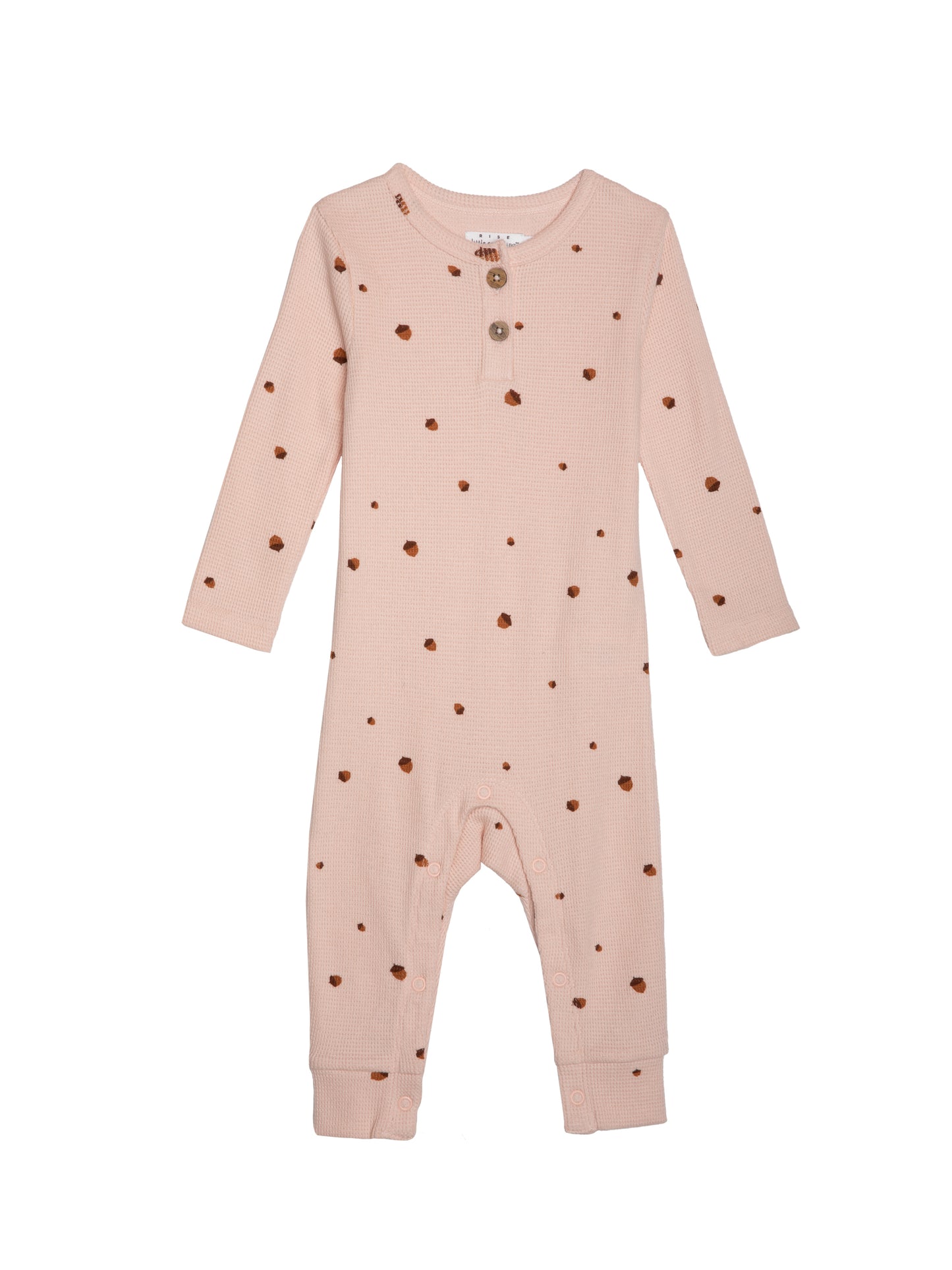 Waffle Romper | Chintz Rose Nutmeg | Rise Little Earthlings