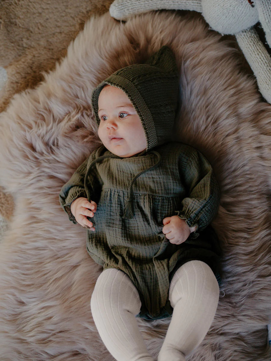 The Meadow Romper | Olive | The Simple Folk