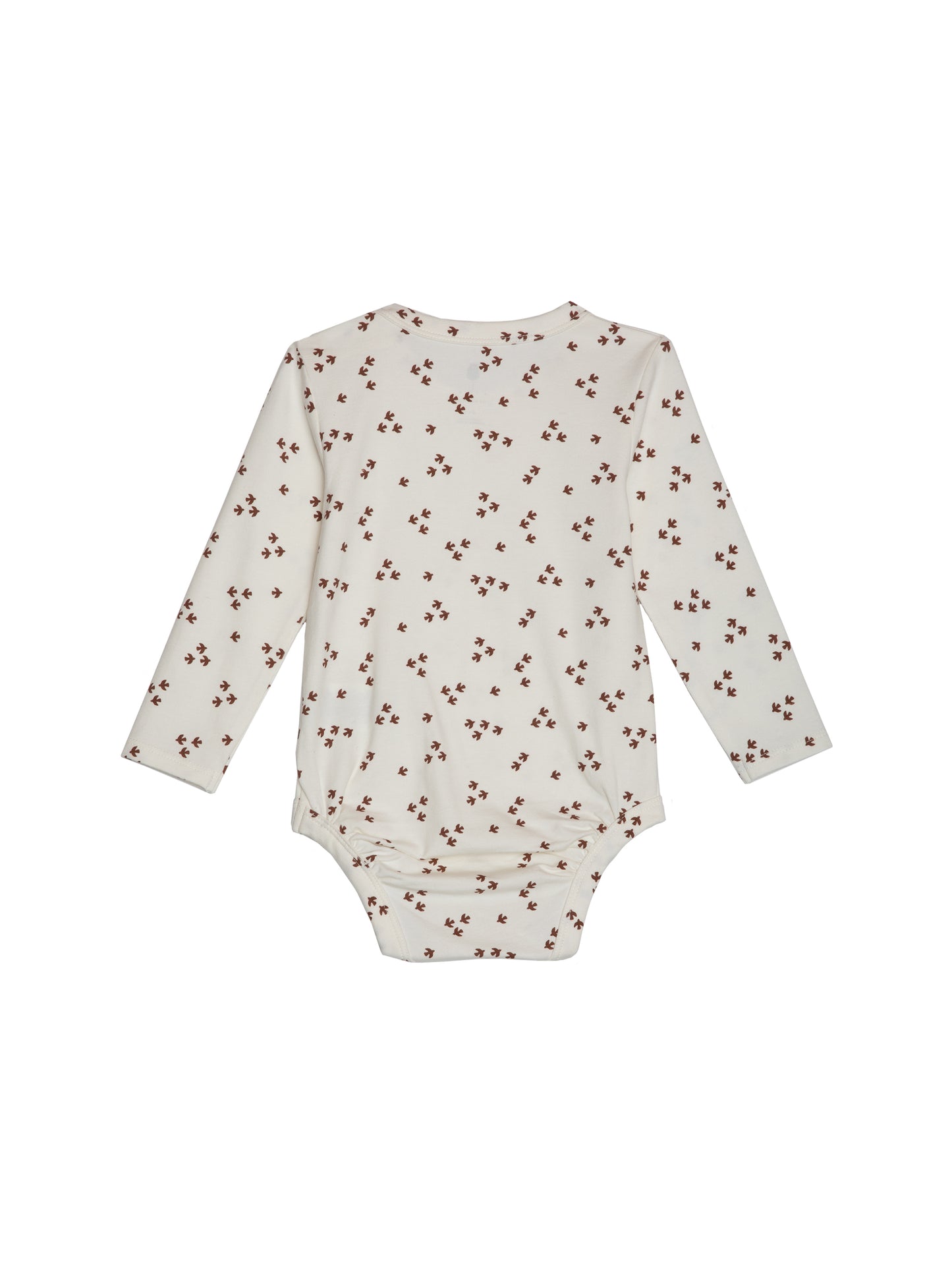 Crew LS Graphic Bodysuit | Antique White Birds | Rise Little Earthlings