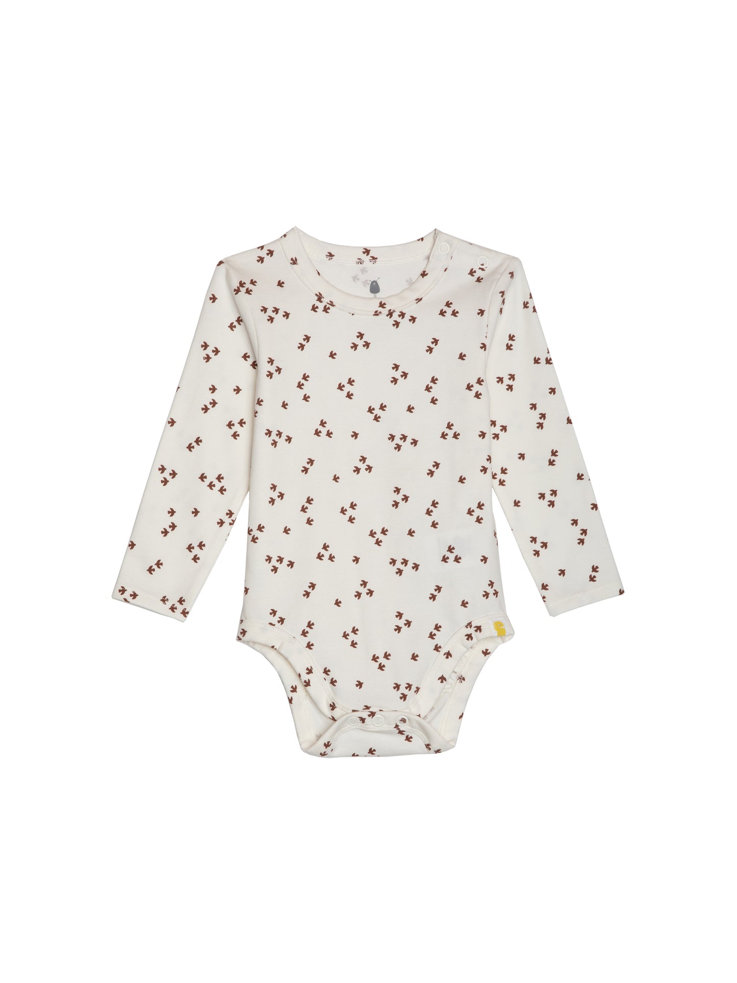 Crew LS Graphic Bodysuit | Antique White Birds | Rise Little Earthlings