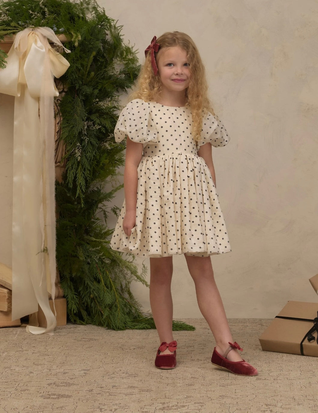 Sofia Dress | Black Daisy | Noralee