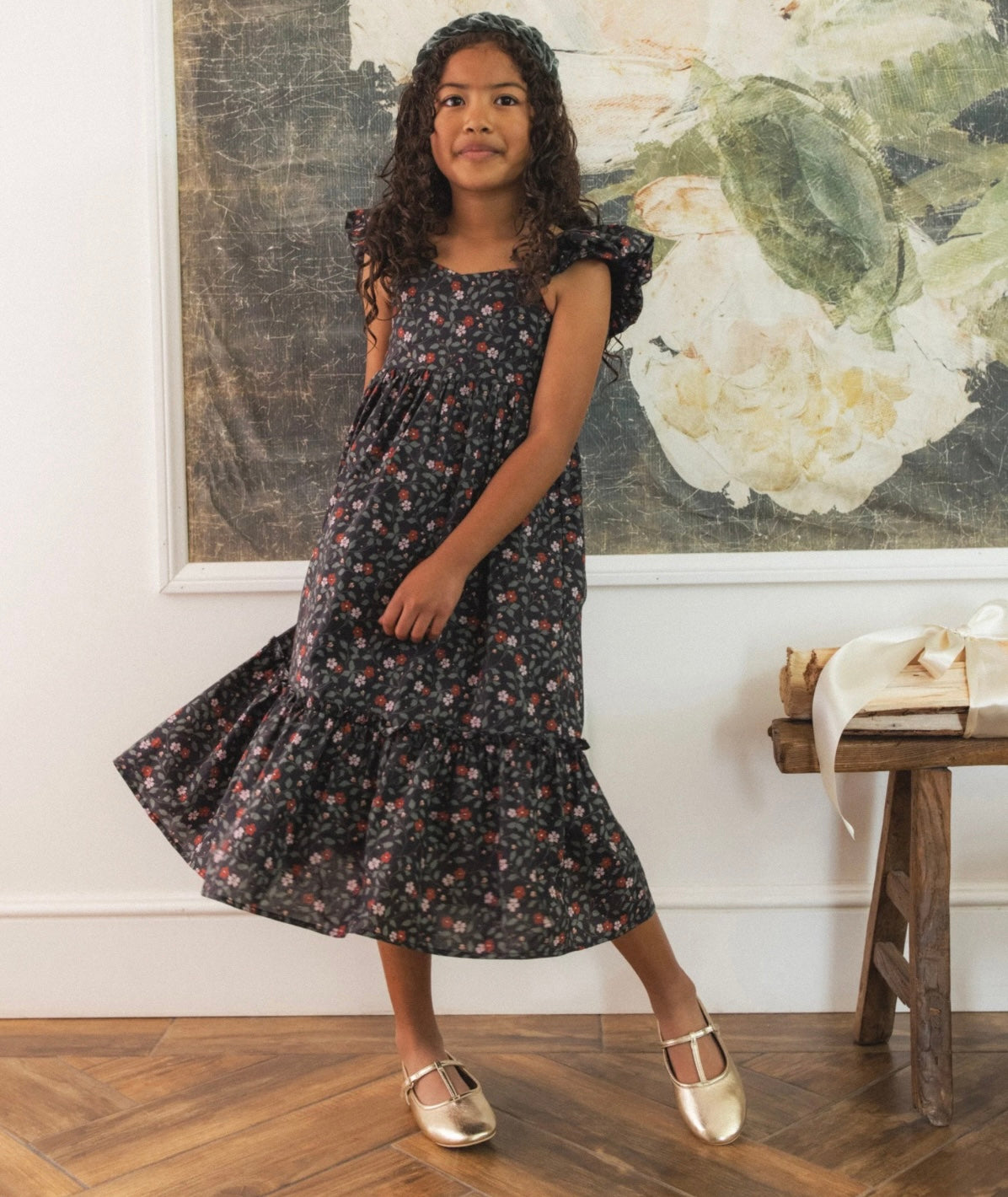 Nanette Dress | Winter Vines | Noralee
