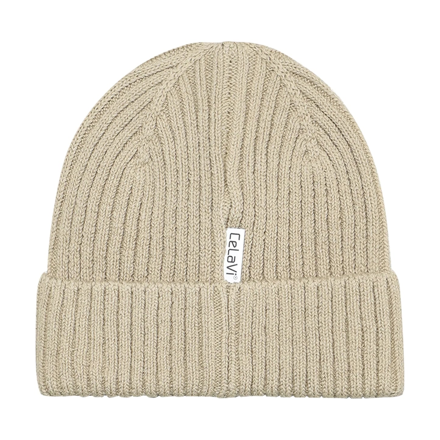Knit Beanie | Sand | CeLaVi