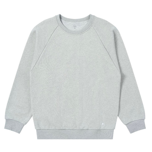 Organic Terry Women's Basics Crewneck Sweatshirt | Cloudburst Light | Nest Designs