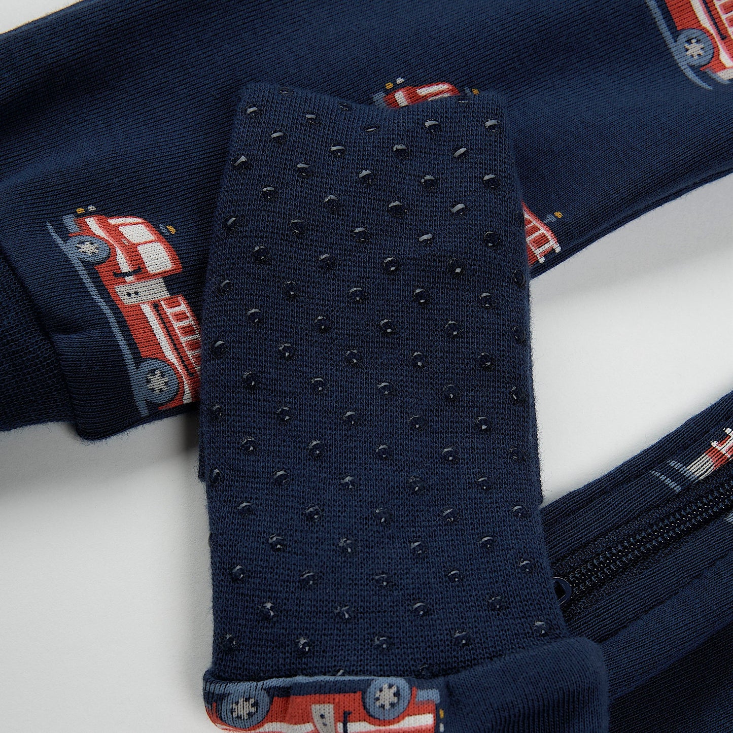 Convertible Sleeper | Fire Truck on Navy Blue | Petit Lem