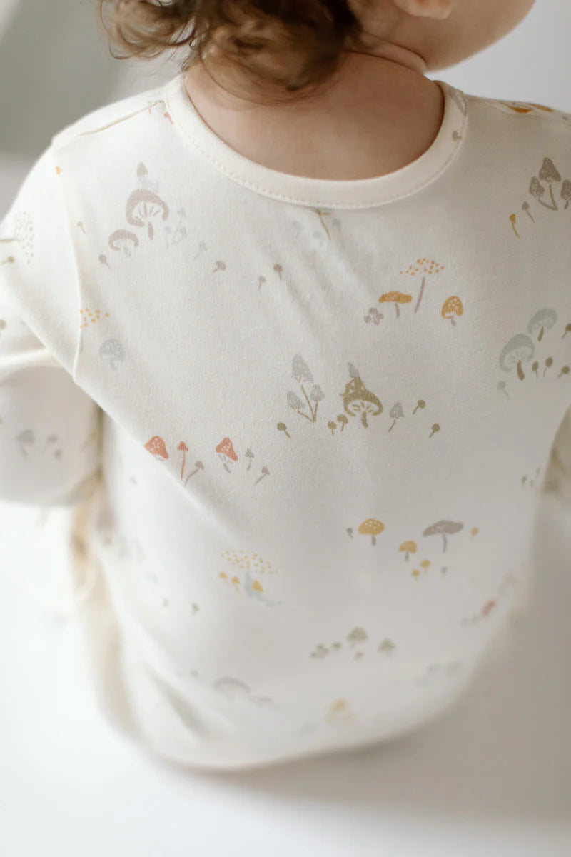 Lap Shoulder One-Piece | Mini Mushrooms | Pehr