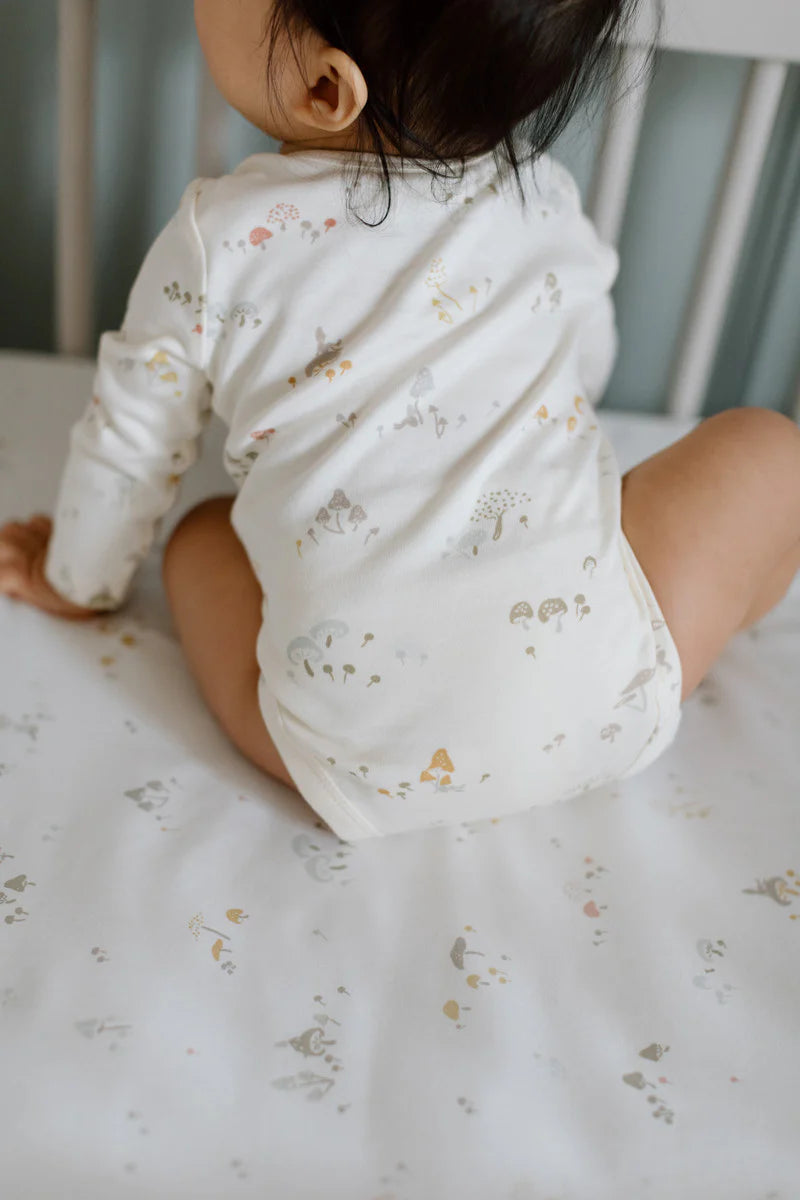 Lap Shoulder One-Piece | Mini Mushrooms | Pehr