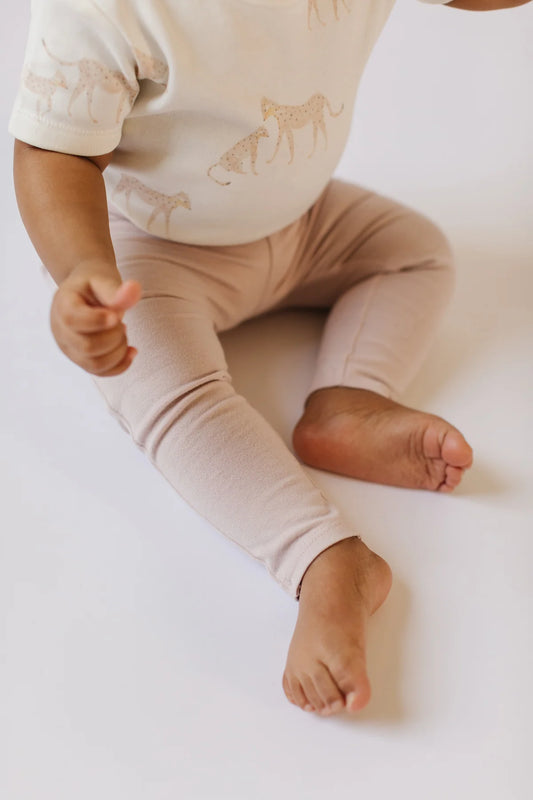 Essential Legging | Pehr | Pale Pink