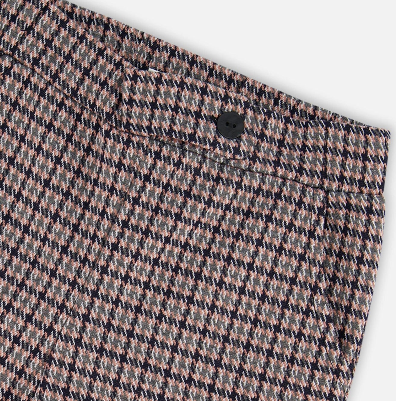 Jacquard Knit Flare Pant | Houndstooth | Deux Par Deux