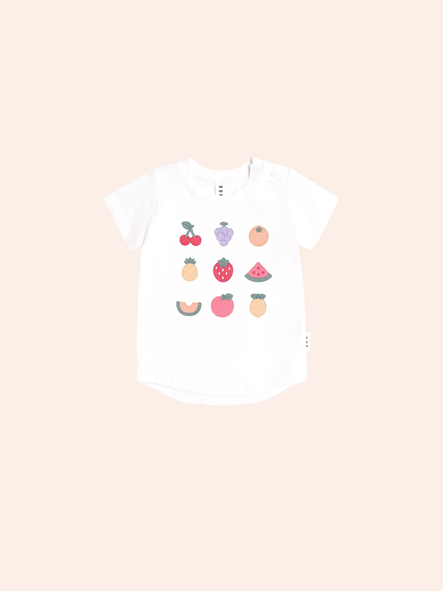 Fruit Salad Tee | White | Huxbaby