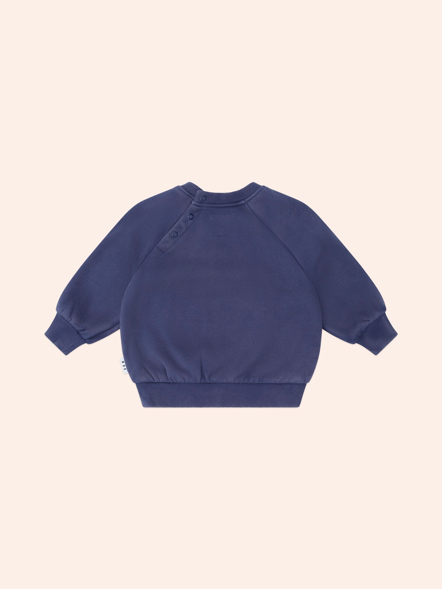 Tradie Dino Sweatshirt | Washed Navy | Huxbaby
