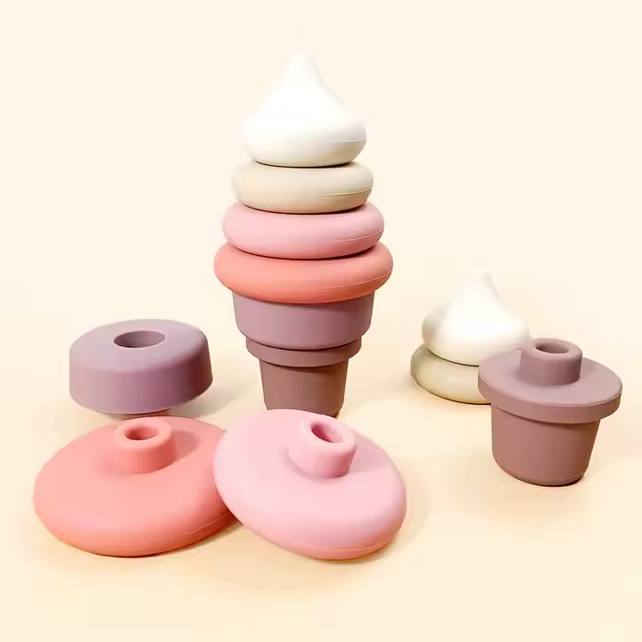 Silicone Ice Cream Stacking Set