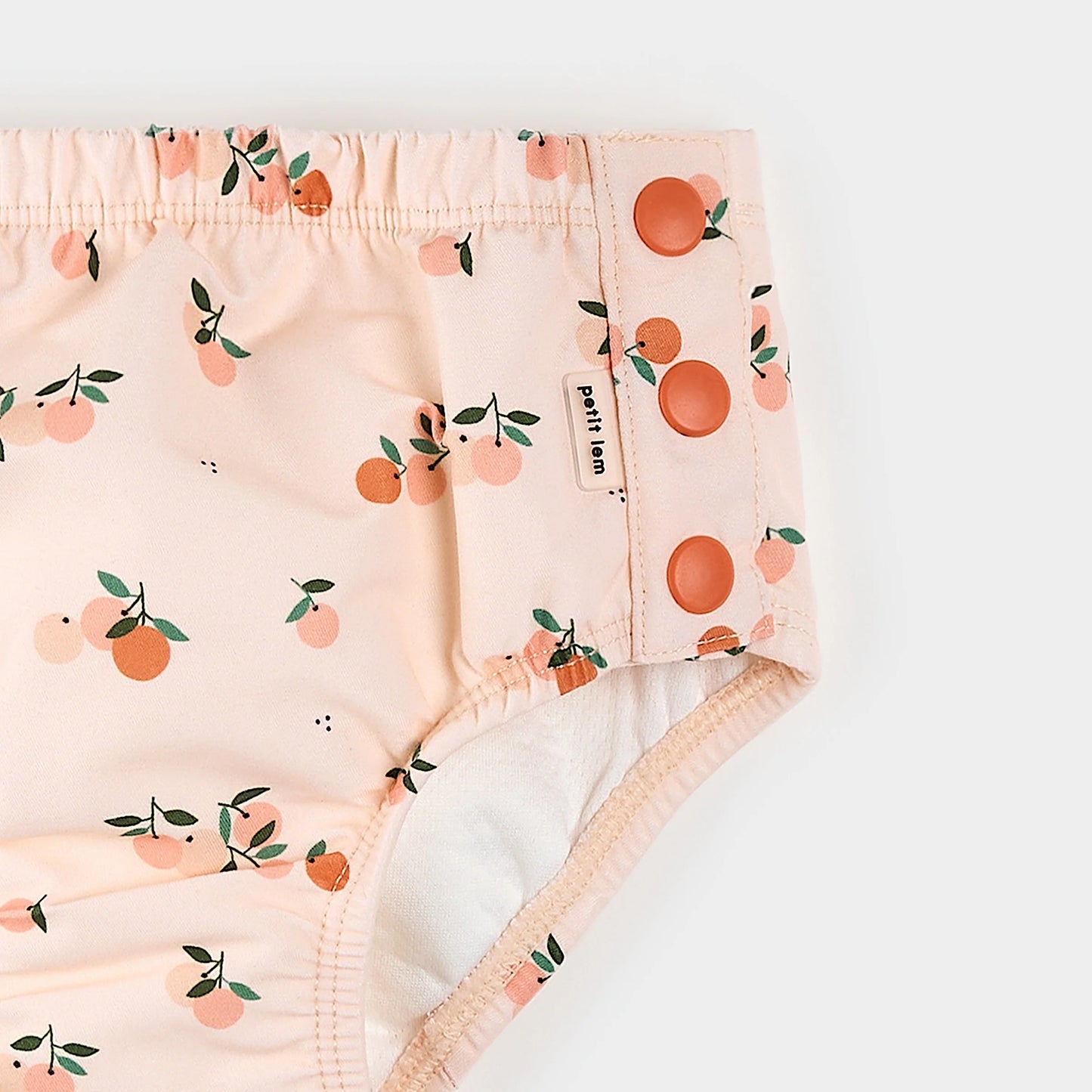 Oranges Print Swim Diaper | Petit Lem
