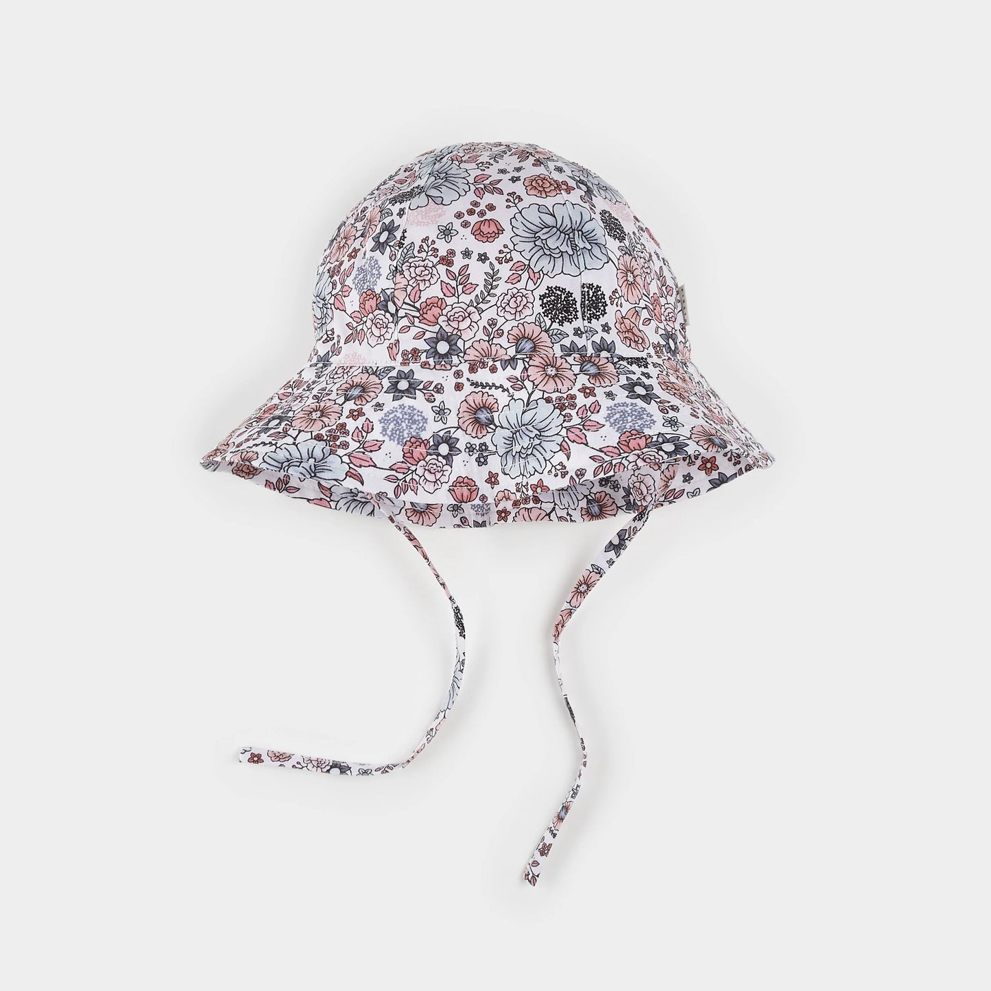 Vintage Flowers Poplin Hat | Petit Lem