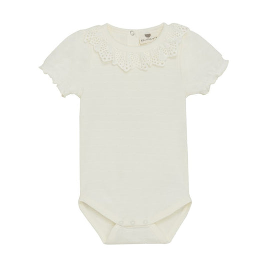 Infant Girl Body SS | Egret | En Fant