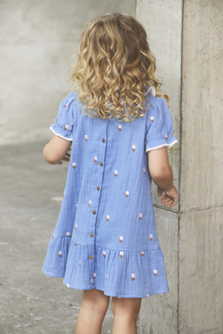 Infant Embroidery Muslin Dress | Infinity | En Fant