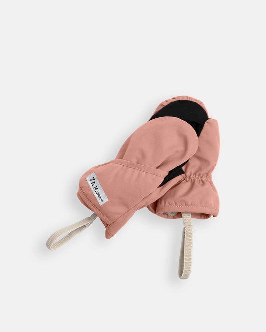 Benji Plush Mittens | Rose Dawn | 7AM