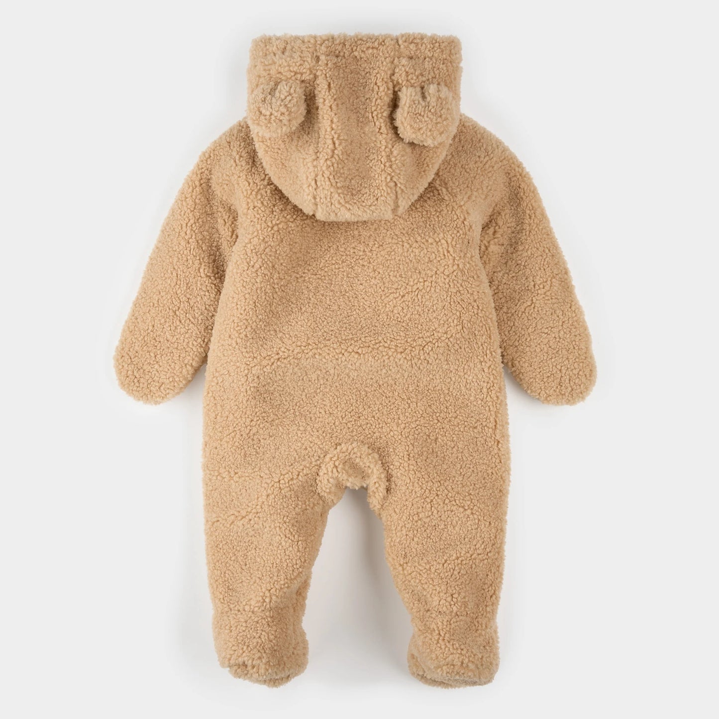 Sherpa Bear Playsuit | Sand | Petit Lem