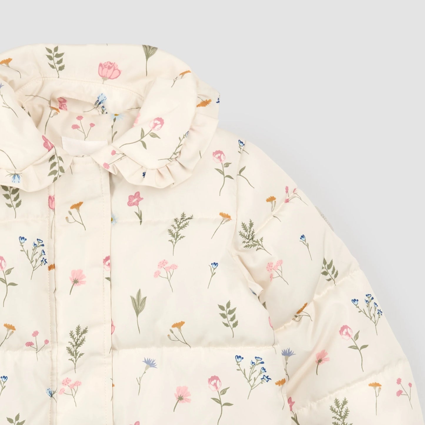 Puffer Jacket | Pressed Florals on Birch | Miles the Label