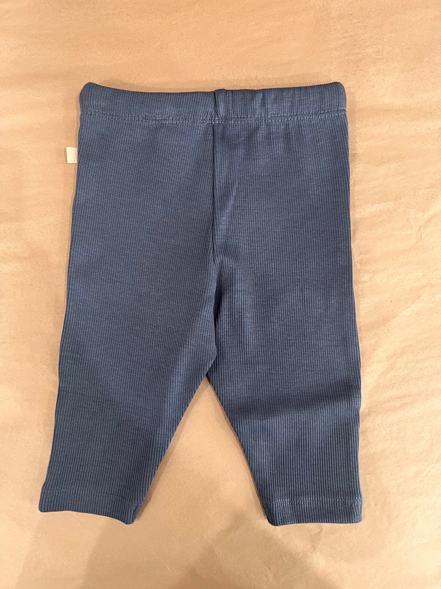 Organic Ribbed Legging | Twilight Blue | Wilson & Frenchy