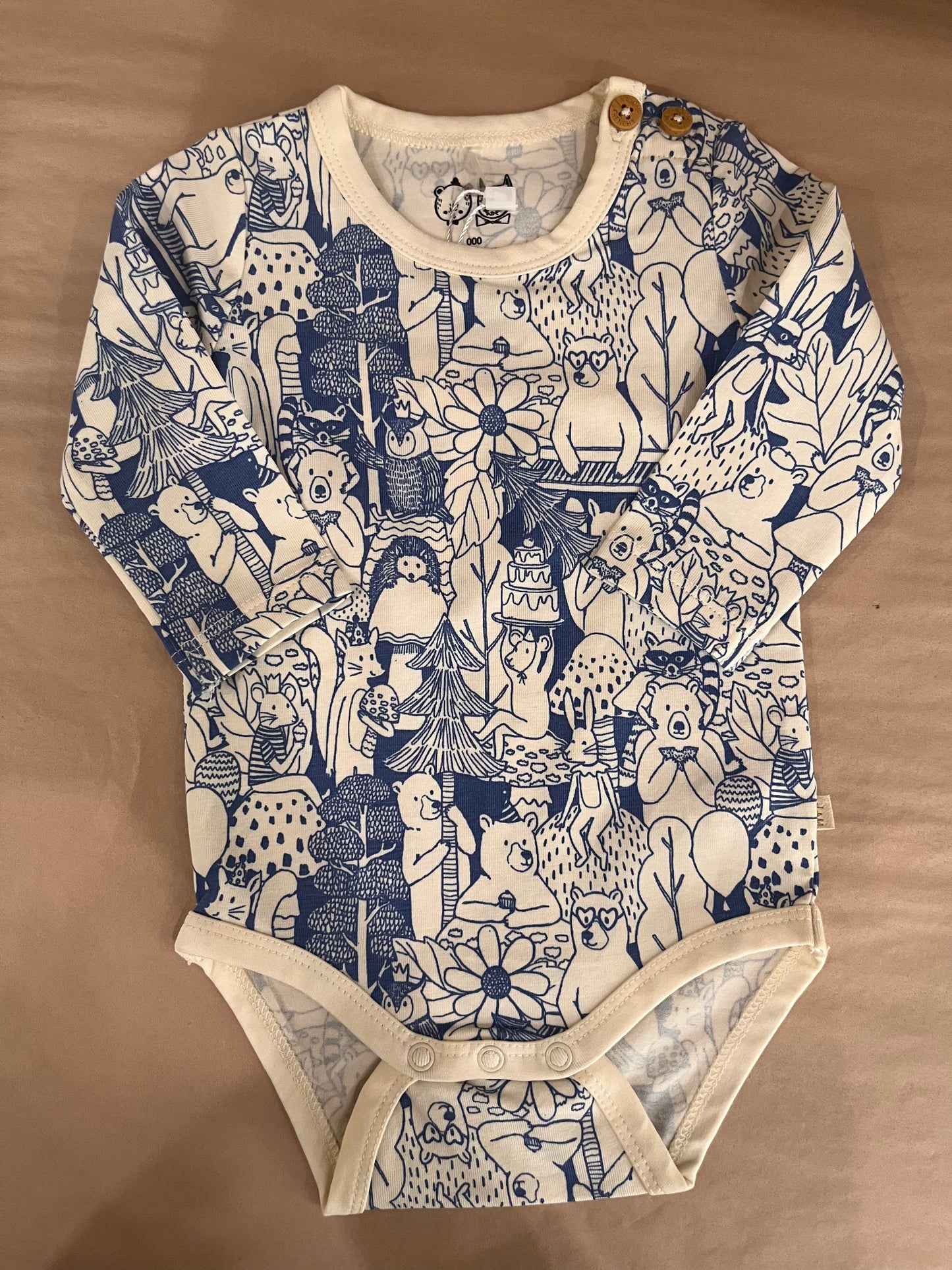 Organic Longsleeve Bodysuit | Woodland Adventures | Wilson & Frenchy