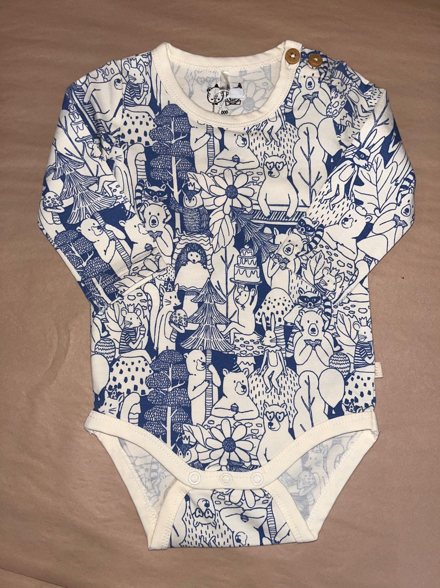 Organic Longsleeve Bodysuit | Woodland Adventures | Wilson & Frenchy