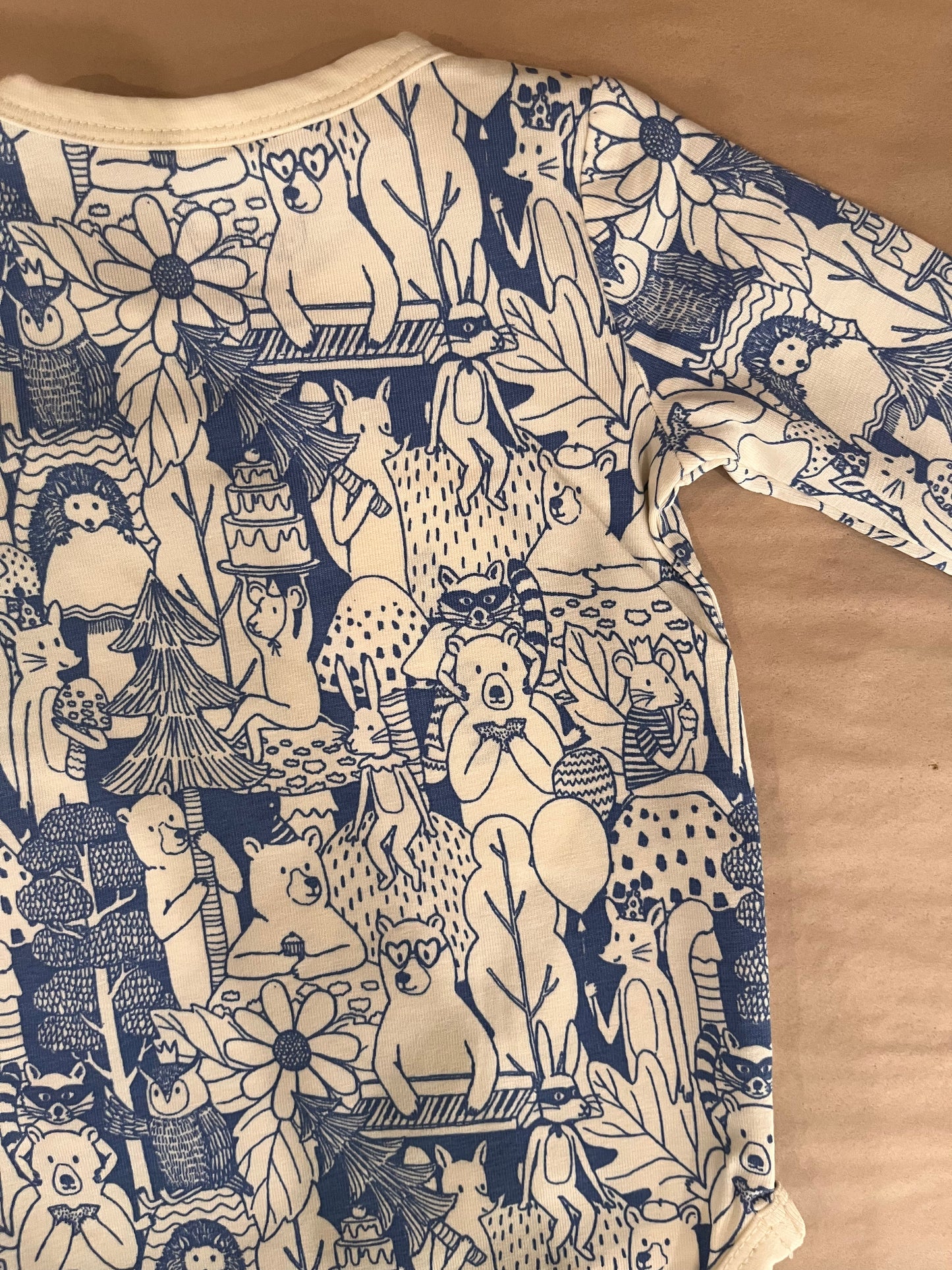 Organic Longsleeve Bodysuit | Woodland Adventures | Wilson & Frenchy