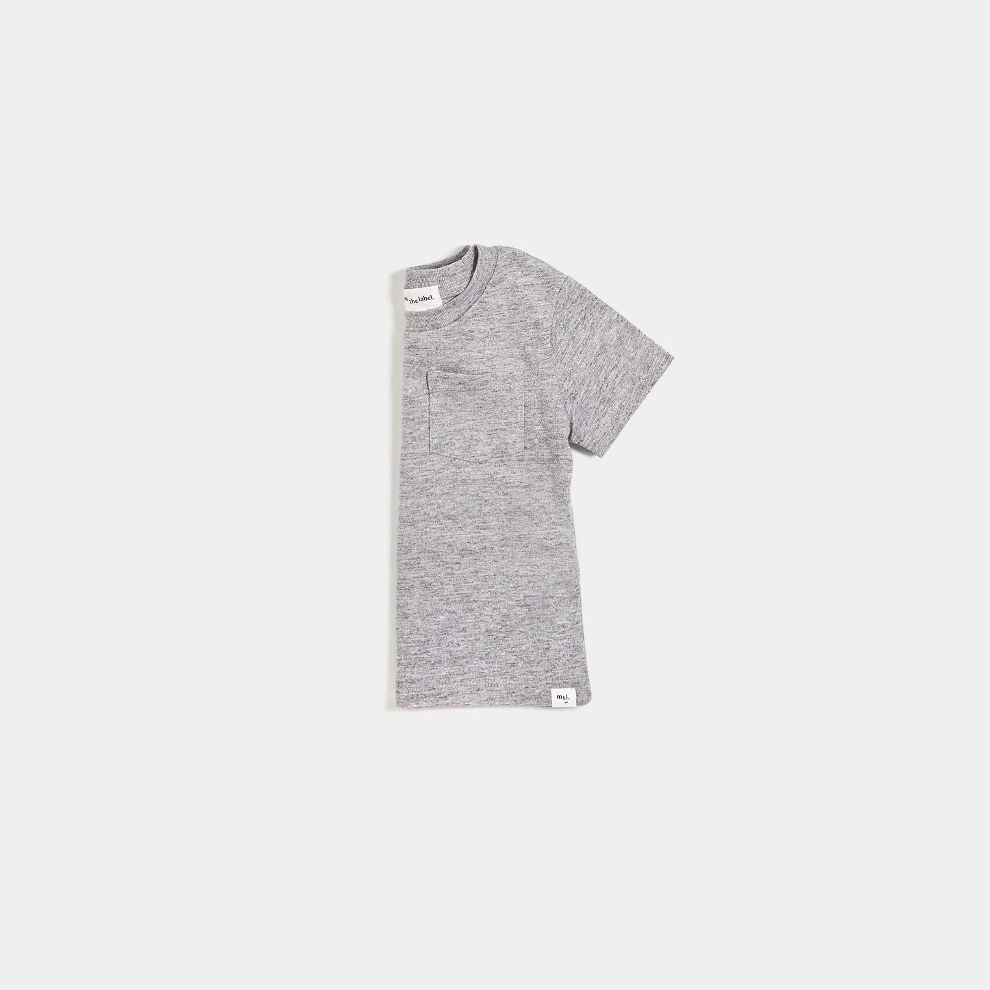 Basic Heather Grey Baby T-Shirt | Miles The Label