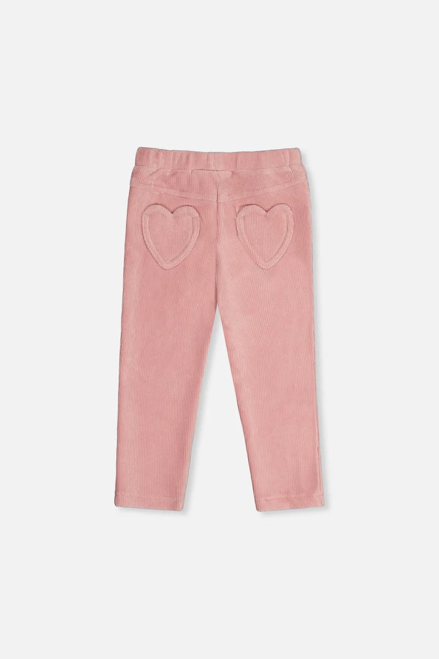 Stretch Velour Treggings Pale Dusty Pink