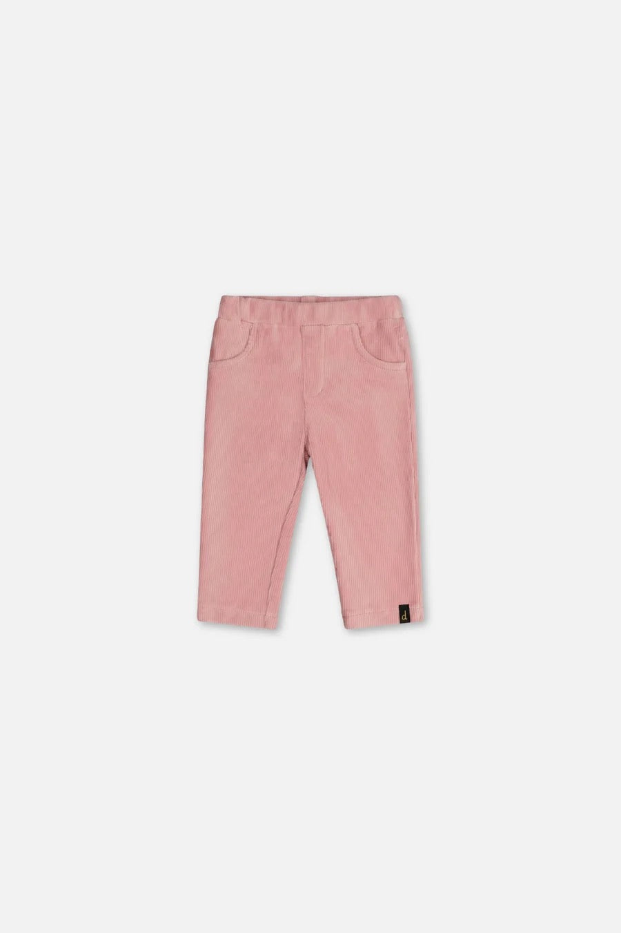 Baby Stretch Velour Treggings | Pale Dusty Pink | Deux Par Deux